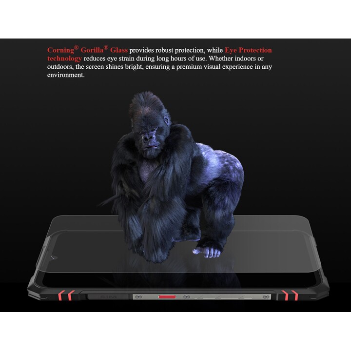 CUBOT Kingkong Star 2, Teléfono Móvil Robusto Android 14, 24GB(12+12) RAM + 256GB, Cámara de 100MP, Negro