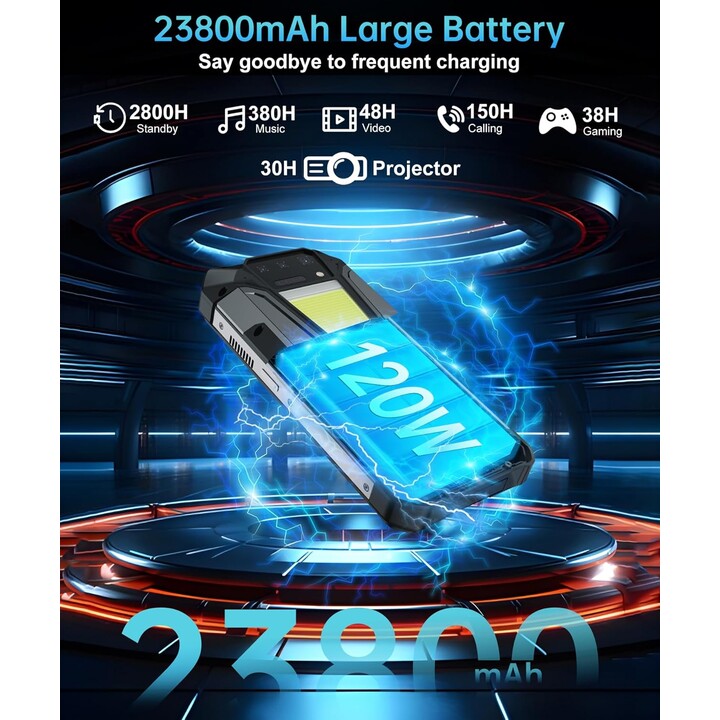 Unihertz 8849 Tank 2 Pro Proiettore 12GB/512GB - Telefono cellulare robusto