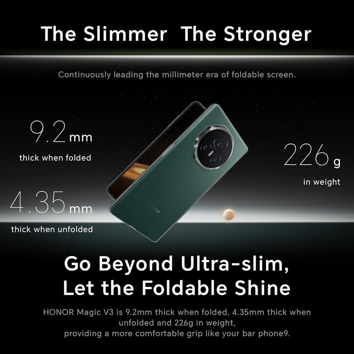 Honor Magic V3 5G Dual Sim 12 GB RAM 512 GB - Preto