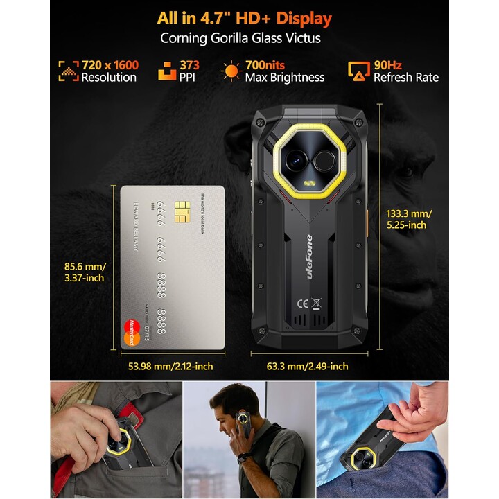 Ulefone Armor Mini 20 Pro 5G 8GB 256GB Dual Sim Negro