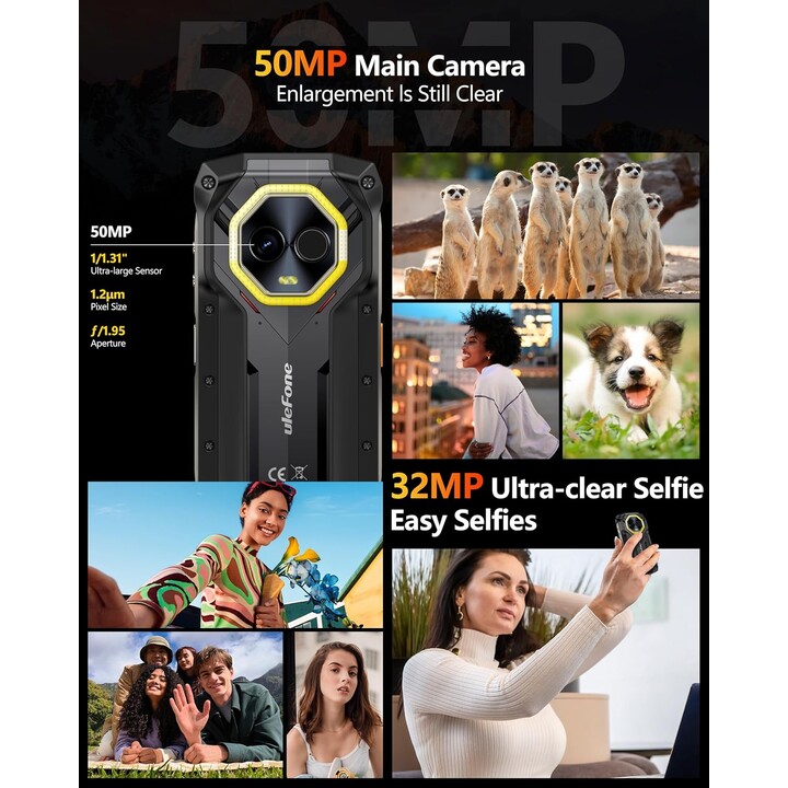Ulefone Armor Mini 20 Pro 5G 8GB 256GB Dual Sim Negro