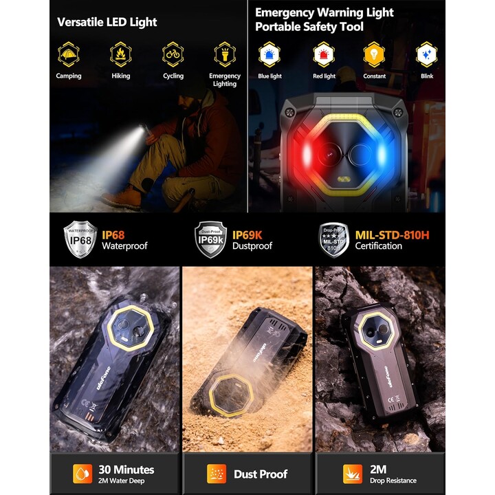 Ulefone Armor Mini 20 Pro 5G 8GB 256GB Dual Sim Negro