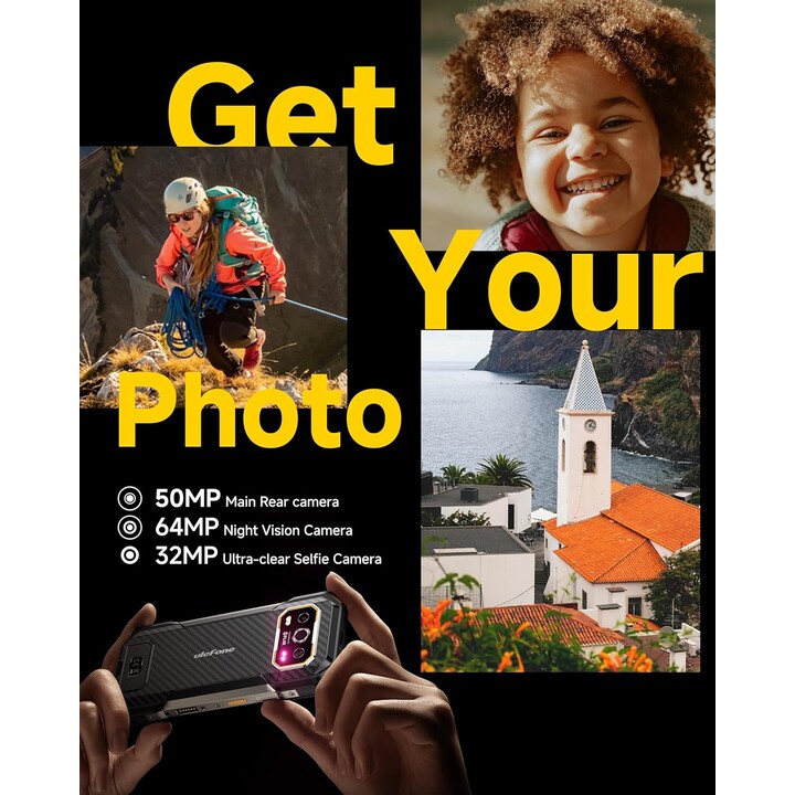 Ulefone Armor 27T 12GB 256GB Dual Sim Negro Rugged