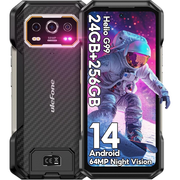 Ulefone Armor 27 12GB 256GB Dual Sim Negro Rugged