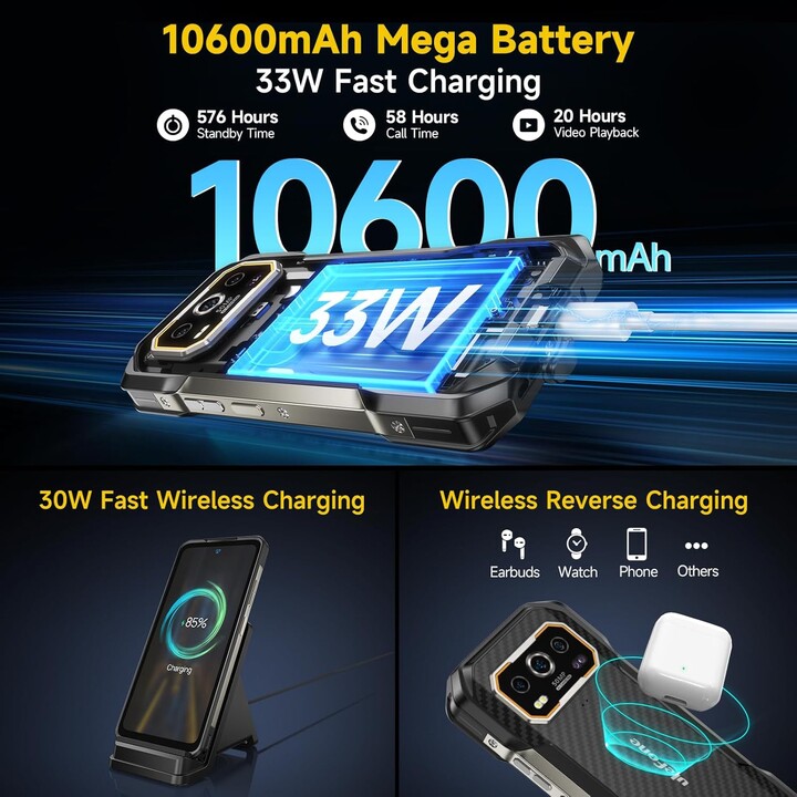 Ulefone Armor 27 12GB 256GB Dual Sim Negro Rugged