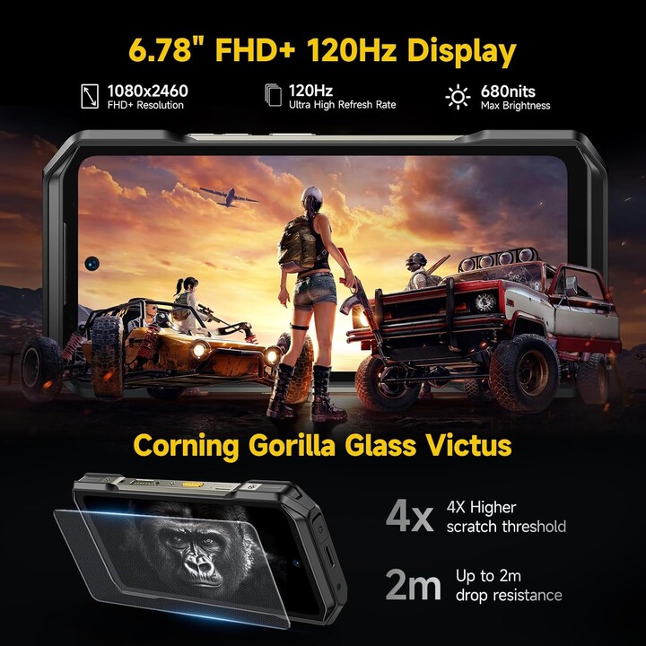 Ulefone Armor 27 12GB 256GB Dual Sim Negro Rugged