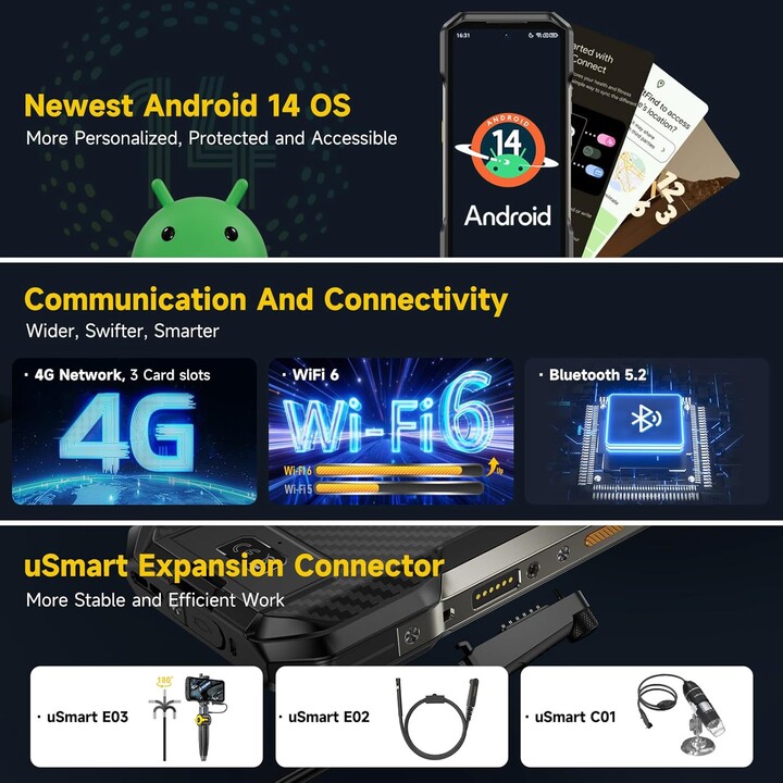 Ulefone Armor 27 12GB 256GB Dual Sim Negro Rugged