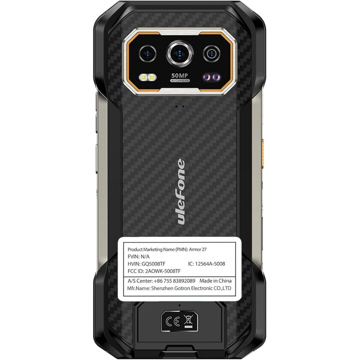 Ulefone Armor 27 12GB 256GB Dual Sim Negro Rugged