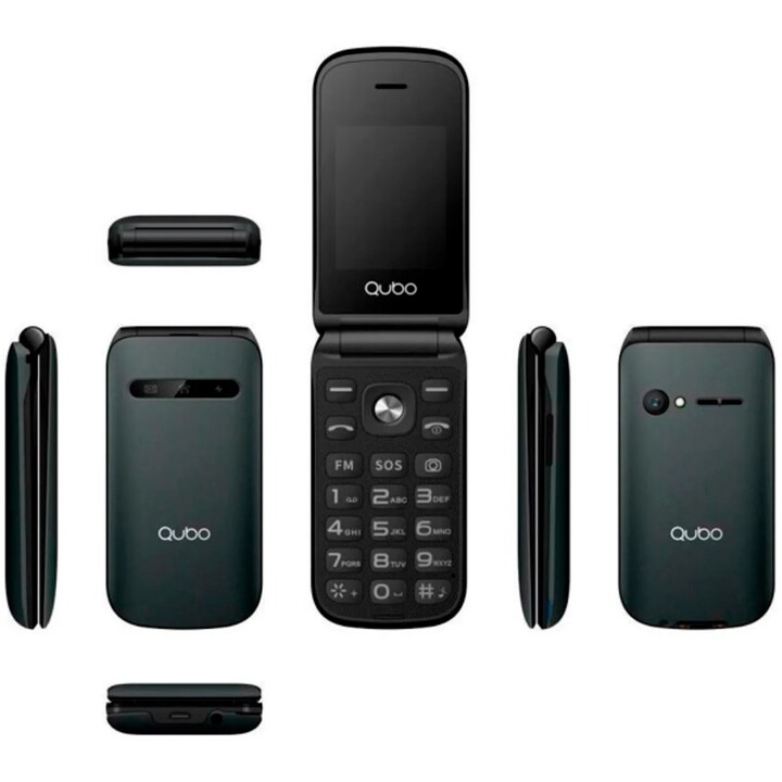 Qubo X-209 4G Mobile Phone for Seniors/ Black
