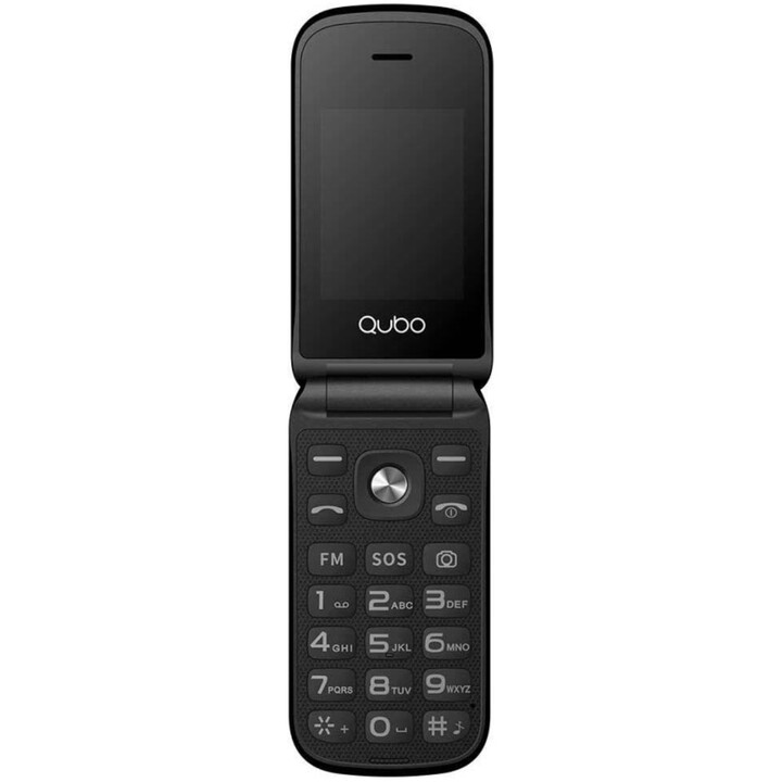 Qubo X-209 4G Mobile Phone for Seniors/ Black