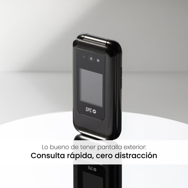 Telefono cellulare SPC WILD per anziani/ 4G/ Nero