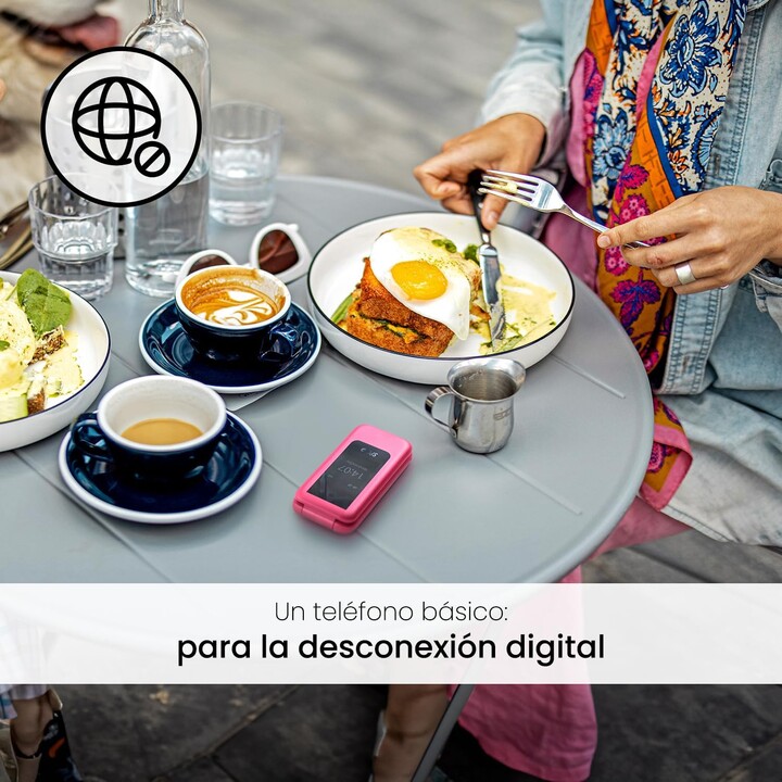 Teléfono Móvil SPC WILD para Personas Mayores/ 4G/ Rosa