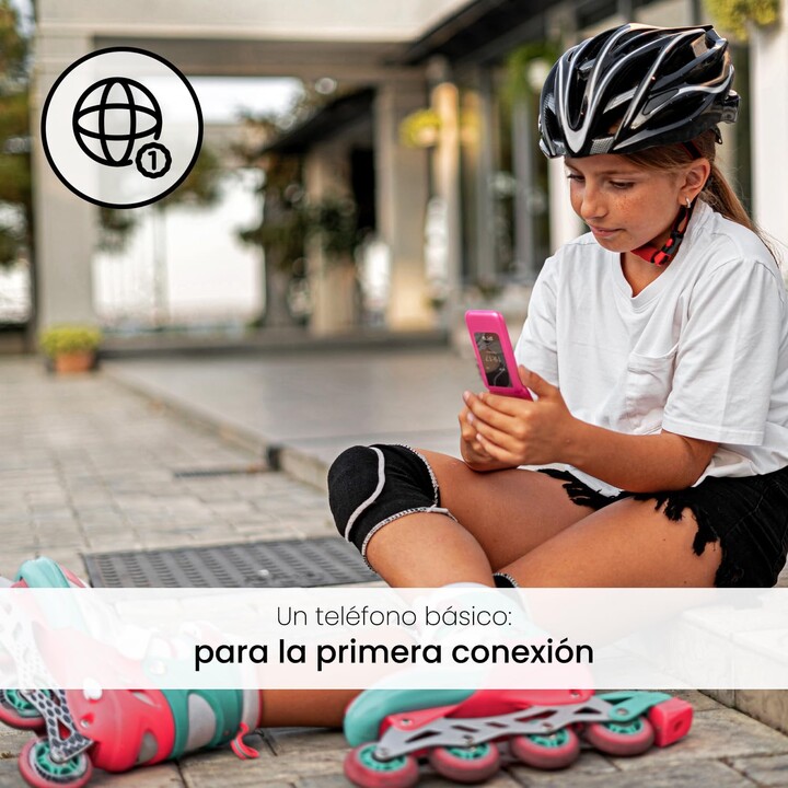 Teléfono Móvil SPC WILD para Personas Mayores/ 4G/ Rosa