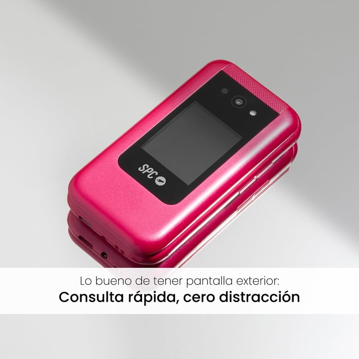 Teléfono Móvil SPC WILD para Personas Mayores/ 4G/ Rosa