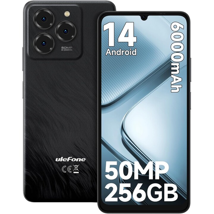 Ulefone Note 20 Pro 4Go/256Go Noir - Téléphone portable