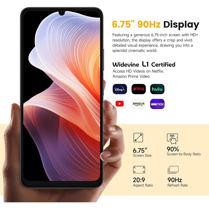 Ulefone Note 20 Pro 4GB/256GB Preto - Telemóvel