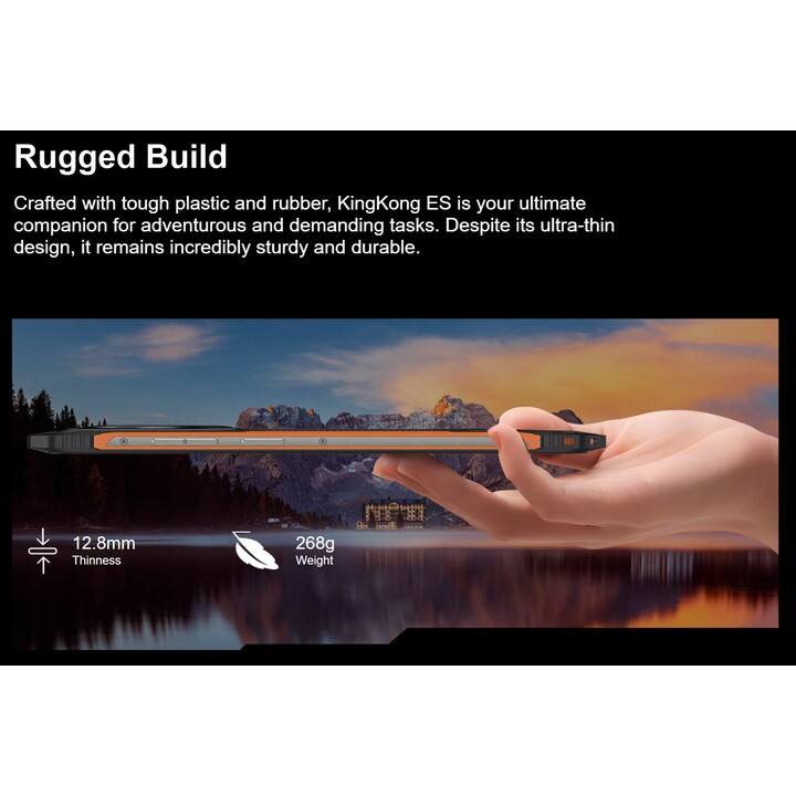 Cubot KingKong ES, 6GB 128GB, 6.56 IPS HD+, 5100mAh, Black