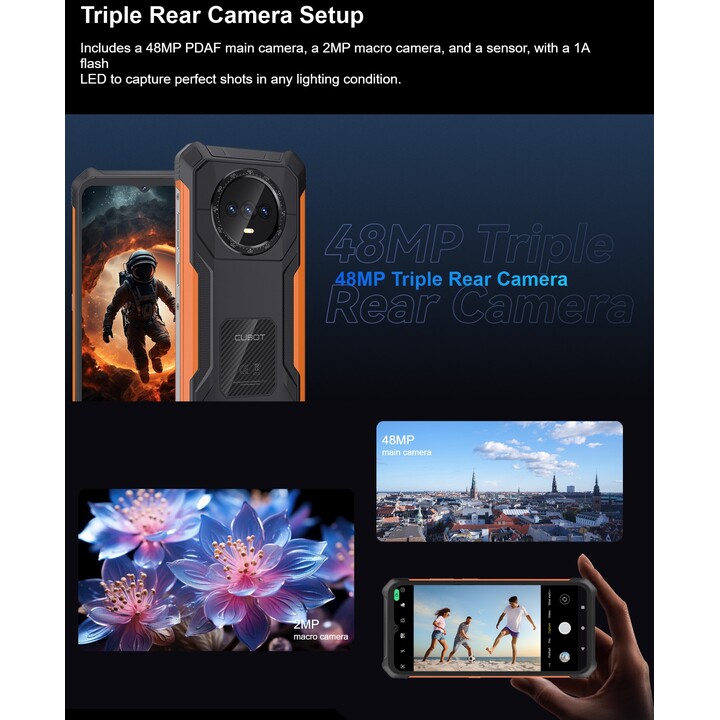 Cubot KingKong ES, 6GB 128GB, 6.56 IPS HD+, 5100mAh, Black