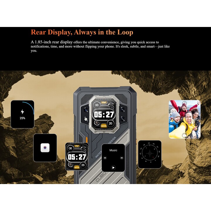 Cubot KingKong X Pro 6.72 Pulgadas 12GB 256GB Resolución 1080 x 2460 píxeles Dual Sim Negro rugged