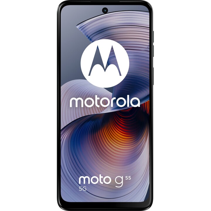 Motorola Moto G55, Smartphone 5G Dual Sim, 8/256 Go, 6,49 Full HD+ 120 Hz, IP52, 50MP, 5000mAh, Gris Forêt