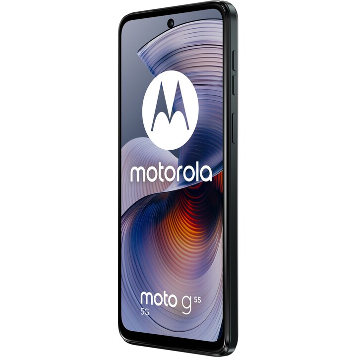Motorola Moto G55, Smartphone 5G Dual Sim, 8/256 Go, 6,49 Full HD+ 120 Hz, IP52, 50MP, 5000mAh, Gris Forêt