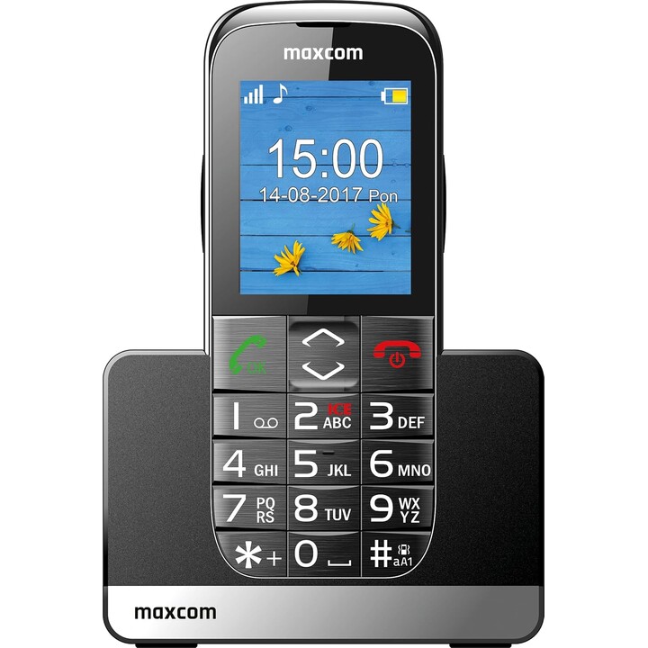 Maxcom MM720 SE 2.2" 83g Black Basic Phone, Single SIM, 5.59 cm, Bluetooth, 800 mAh, Black
