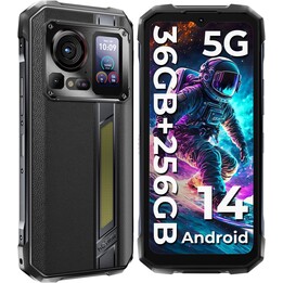 Hotwav Hyper 7 Pro 5G con SoC Dimensity 7050 16GB 256GB pantalla FHD+ 120Hz Dual Sim Negro Robusto