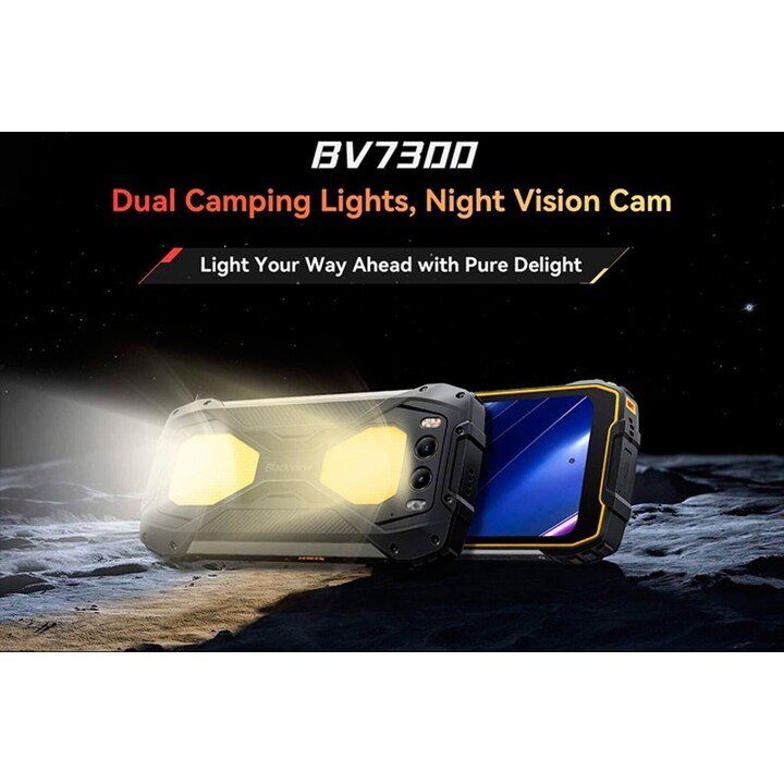 Blackview BV7300 6,67 Pulgada 6GB 256GB Cámara Visión Nocturna Dual Sim Negro Robusto