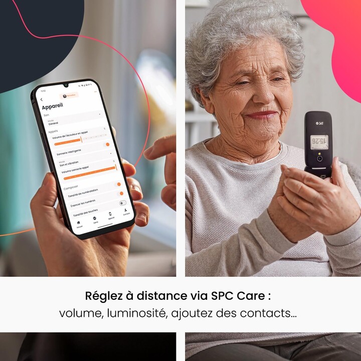 SPC Polaris Mobile Phone for Seniors/ Black
