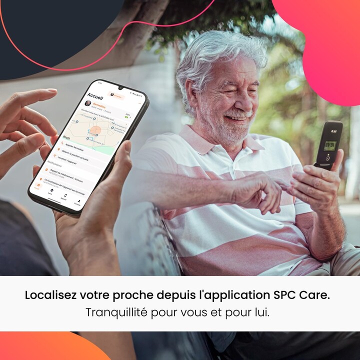SPC Polaris Mobile Phone for Seniors/ Black