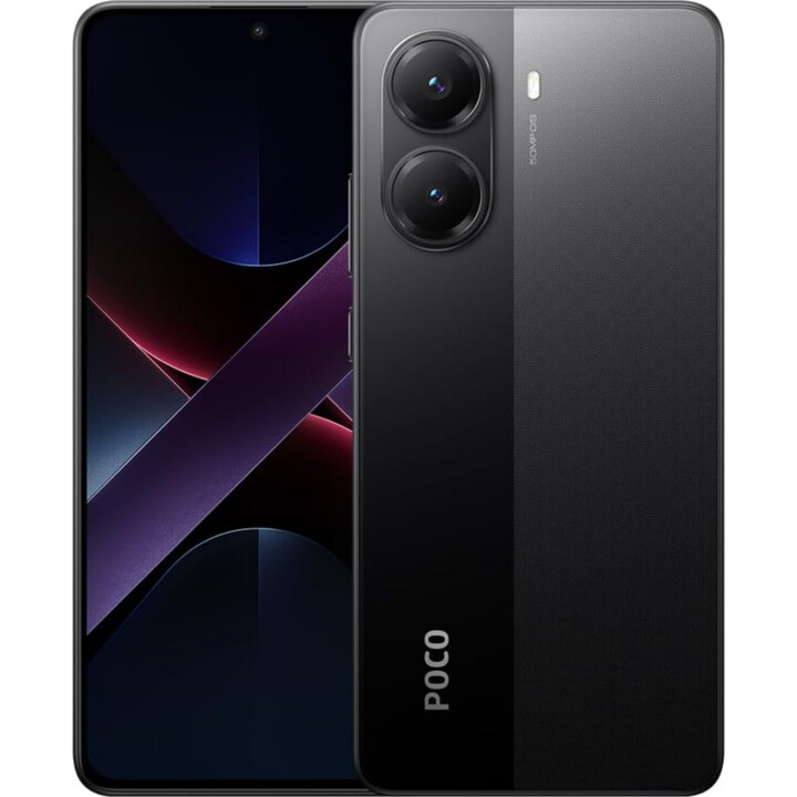 Xiaomi POCO X7 Pro, 12+512GB, 5G Smatphone, 50MP camera with OIS, 6000mAh, 90W HyperCharge, AI features, Black
