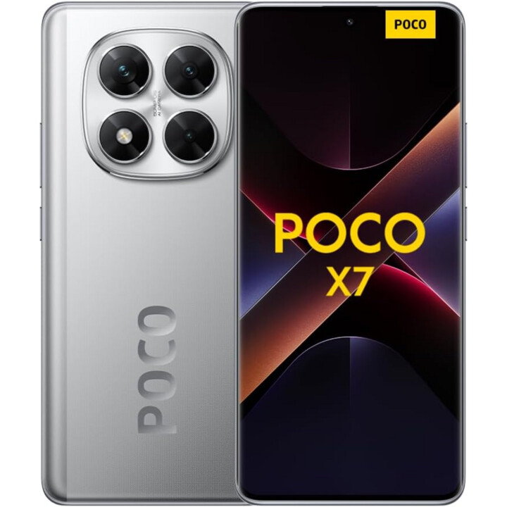 Xiaomi POCO X7, 12+512GB, 5G Smatphone, 50MP camera with OIS, 5110mAh Battery, Silver