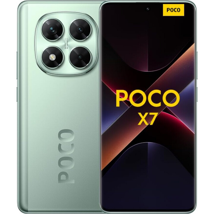 Xiaomi POCO X7, 12+512GB, 5G Smatphone, 50MP camera with OIS, 5110mAh Battery, Green