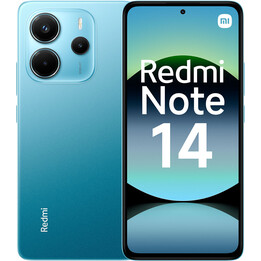 Xiaomi Redmi Note 14, 8+256GB, 108MP AI camera system, 5500mAh battery, AI features, Blue