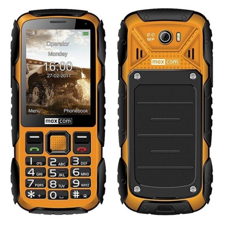 Celular robusto Maxcom MM920 / amarelo