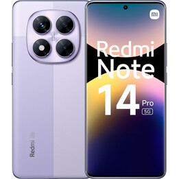 Xiaomi Redmi Note 14 Pro 5G, 12+512GB, 200MP AI camera, 5110mAh battery, AI features, Purple