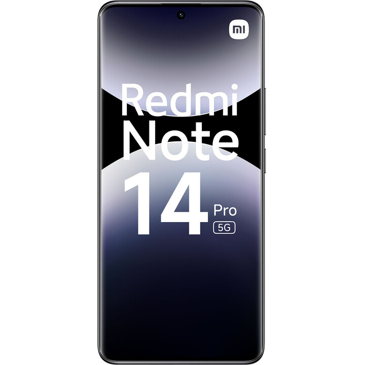 Xiaomi Redmi Note 14 Pro 5G, 12+512 GB, 200 MP AI-Kamera, 5110 mAh Akku, AI-Funktionen, Schwarz