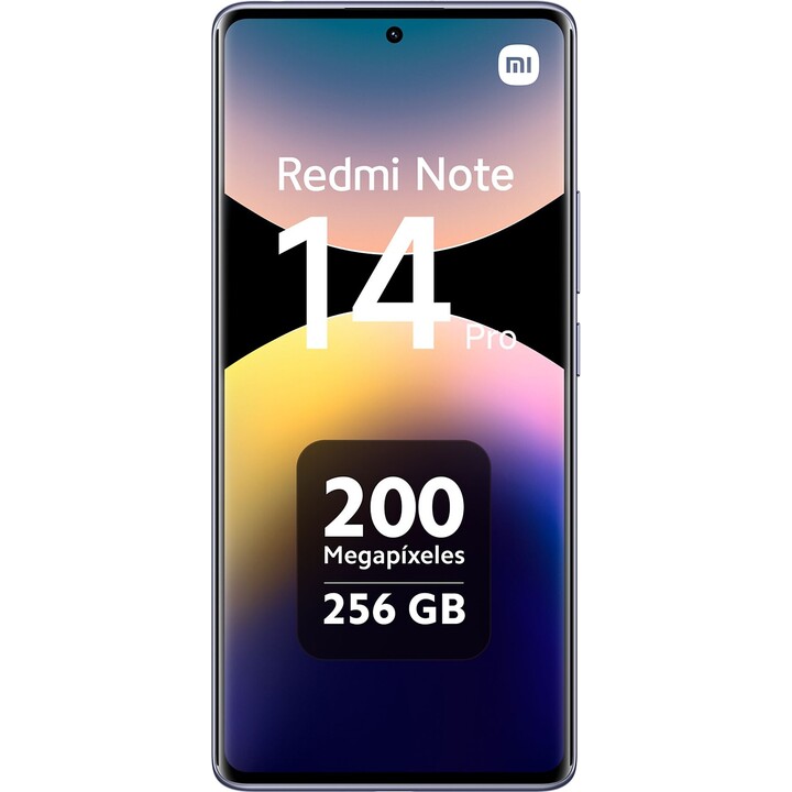 Xiaomi Redmi Note 14 Pro, Smartphone 4G 8+256GB, 50 Millones de Píxeles, Función NFC, Morado