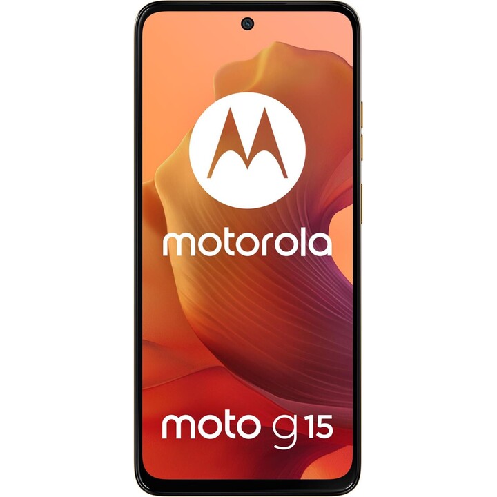 Motorola Moto G15 17,1cm (6.72), 8GB 128GB, 4G Dual SIM Smartphone, Android 15, USB Type C, 5200mAh, Orange