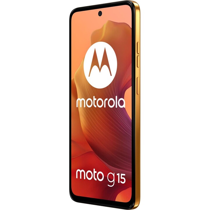 Motorola Moto G15 17,1cm (6.72), 8GB 128GB, 4G Dual SIM Smartphone, Android 15, USB Type C, 5200mAh, Orange