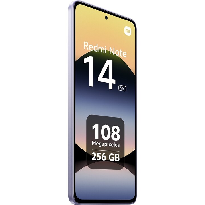 Xiaomi Redmi Note 14 5G, 6+128GB, 108MP AI camera system, 5500mAh battery, AI features, Purple