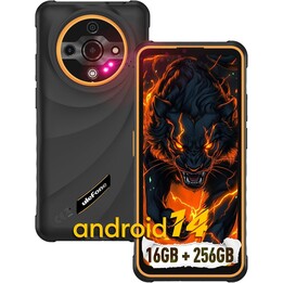 Ulefone Armor X31 Pro 5G, Rugged Phone, 16GB+256GB, Android 14, 6.56, 120Hz, 64MP+25MP+16MP Camera, 6050mAh, Orange