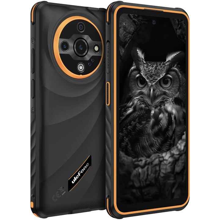 Ulefone Armor X31 Pro 5G, Rugged Phone, 16GB+256GB, Android 14, 6.56, 120Hz, 64MP+25MP+16MP Camera, 6050mAh, Orange