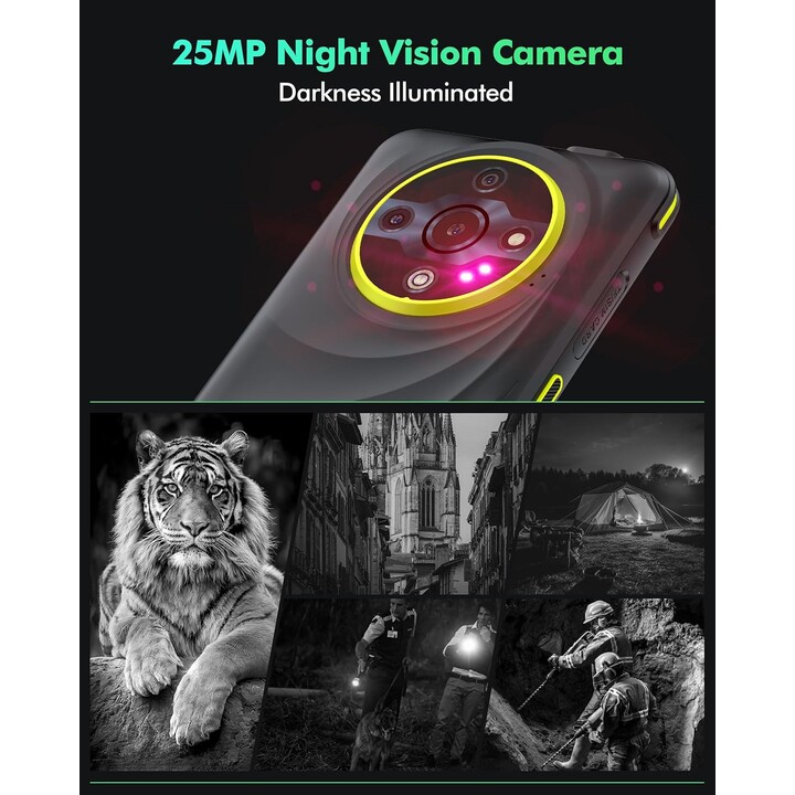 Ulefone Armor X31 Pro 5G, Rugged Phone, 16GB+256GB, Android 14, 6.56, 120Hz, 64MP+25MP+16MP Camera, 6050mAh, Orange