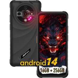 Ulefone Armor X31 Pro 5G, teléfono resistente, 16GB+256GB, Android 14, 6.56, 120Hz, 64MP+25MP+16MP cámara, 6050 mAh, negro