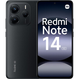 Xiaomi Redmi Anmerkung 14 5G, 6+128 GB, 108MP AI -Kamerasystem, 5500 mAh Akku, KI -Funktionen, Schwarz