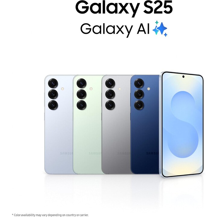 Samsung Galaxy S25 5G, 12GB+256GB, Galaxy AI, 50MP Camera, Icy Blue