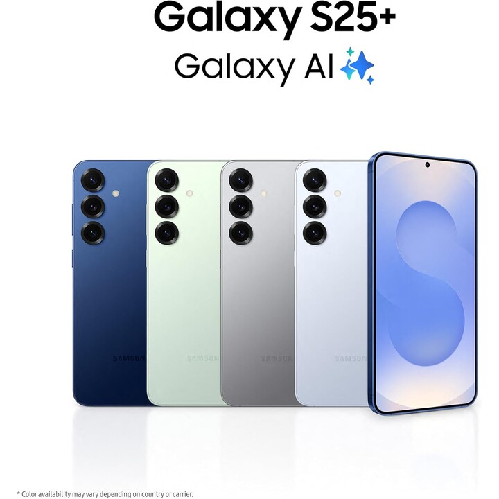 Samsung Galaxy S25+, 12GB+256GB, Galaxy AI, cámara de 50mp, menta verde