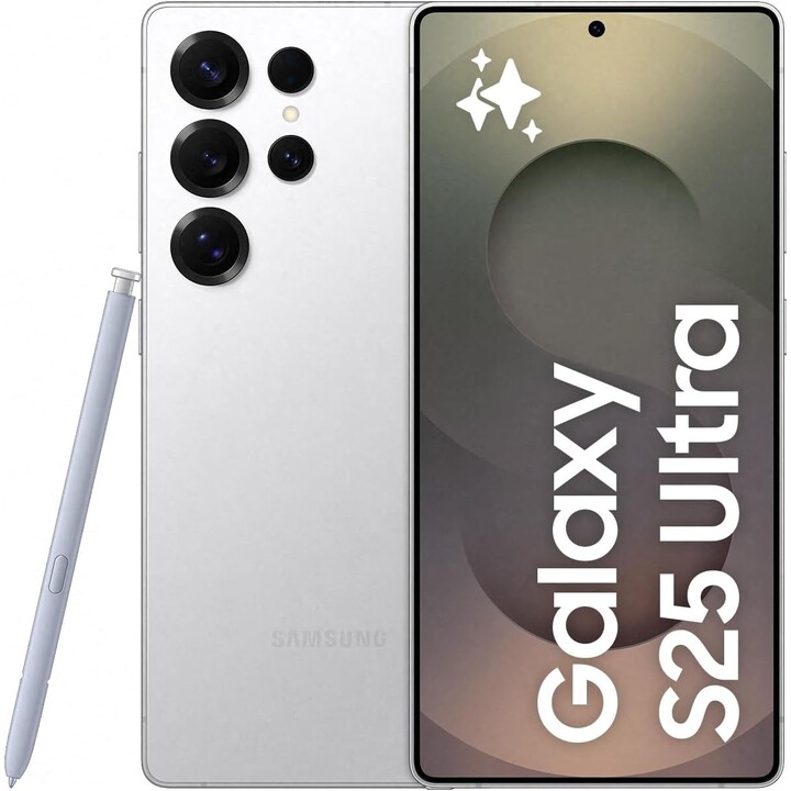 Samsung Galaxy S25 Ultra S938, 12 GB+1TB, Galaxy AI, fotocamera da 200 MP, S Pen inclusa, argento in titanio