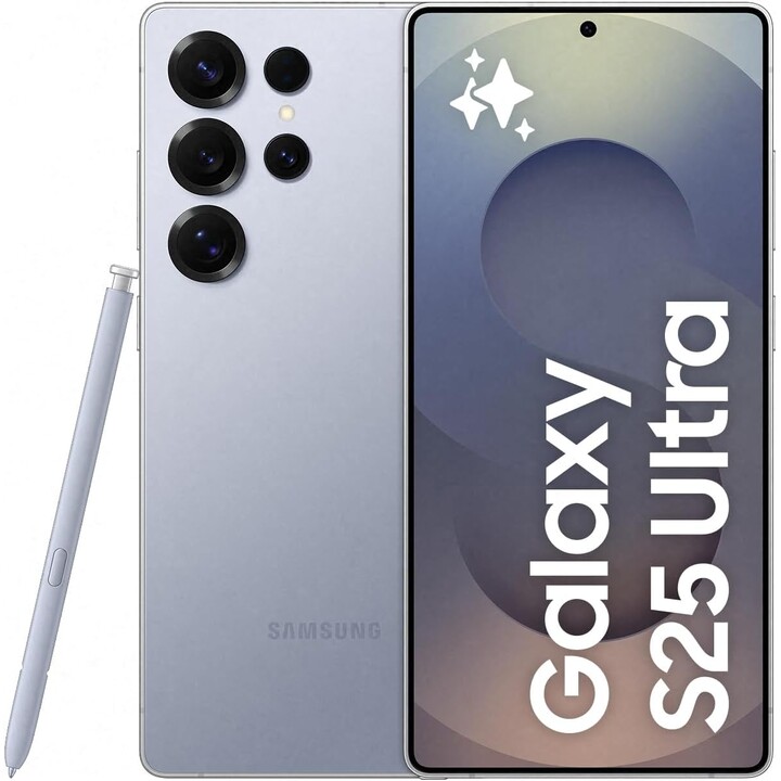 Samsung Galaxy S25 Ultra S938, 12GB+1TB, Galaxy AI, cámara de 200MP, S Pen incluida, Azul de titanio